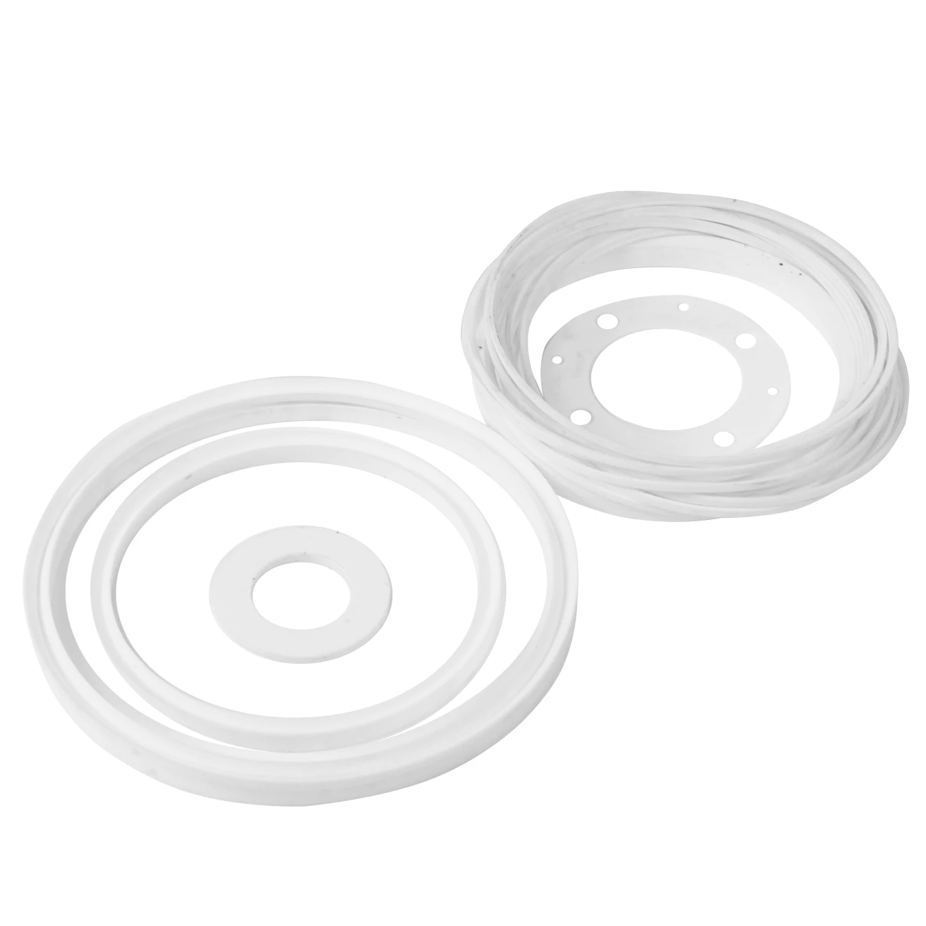 Factory direct sale  custom flat ring gasket PTFE POM Nylon gasket ptfe o ring wholesale ring