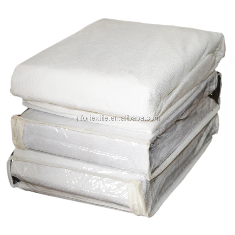100% polyester fully covered dust mite free bed bug proof zippered mattress protector encasement