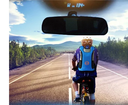 Premium Remote Control LED Light Turn Signal Bike Bags Cycling Hiking Back Packs Outdoor Night Safety Backpack Bag