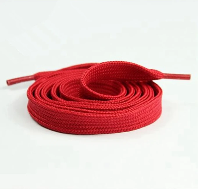 Hot sale flat elastic shoe laces shoelace Hoodie rope silicone shoelaces cotton shoelace