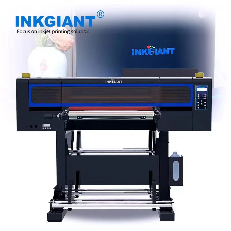 INKGIANT 24 дюйма рулон в УФ dtf машина 3d наклейка цифровая печать TX800 головка 60 uv принтер