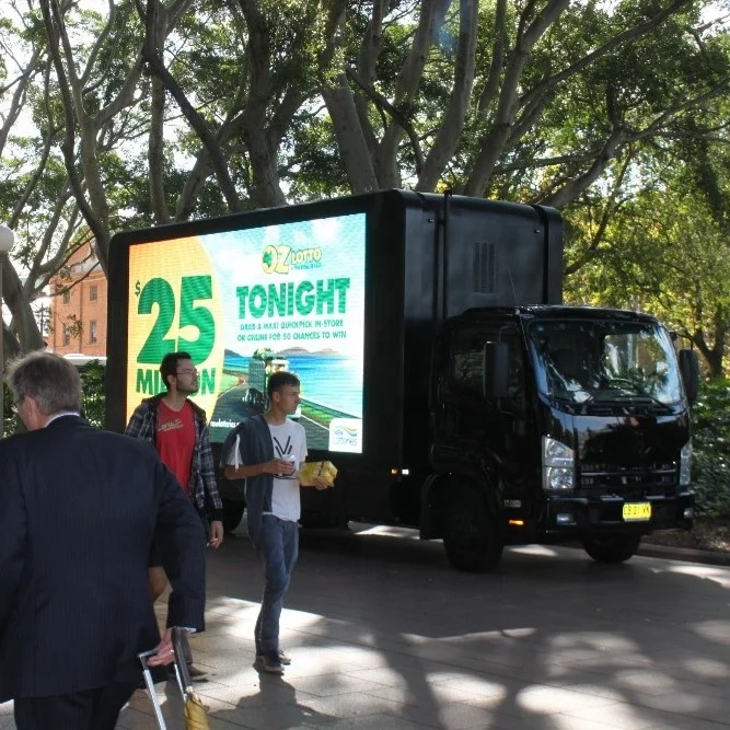 Digital Truck Media Vehicle LED Display Billboard Vans YES-V8 Can be Customized.