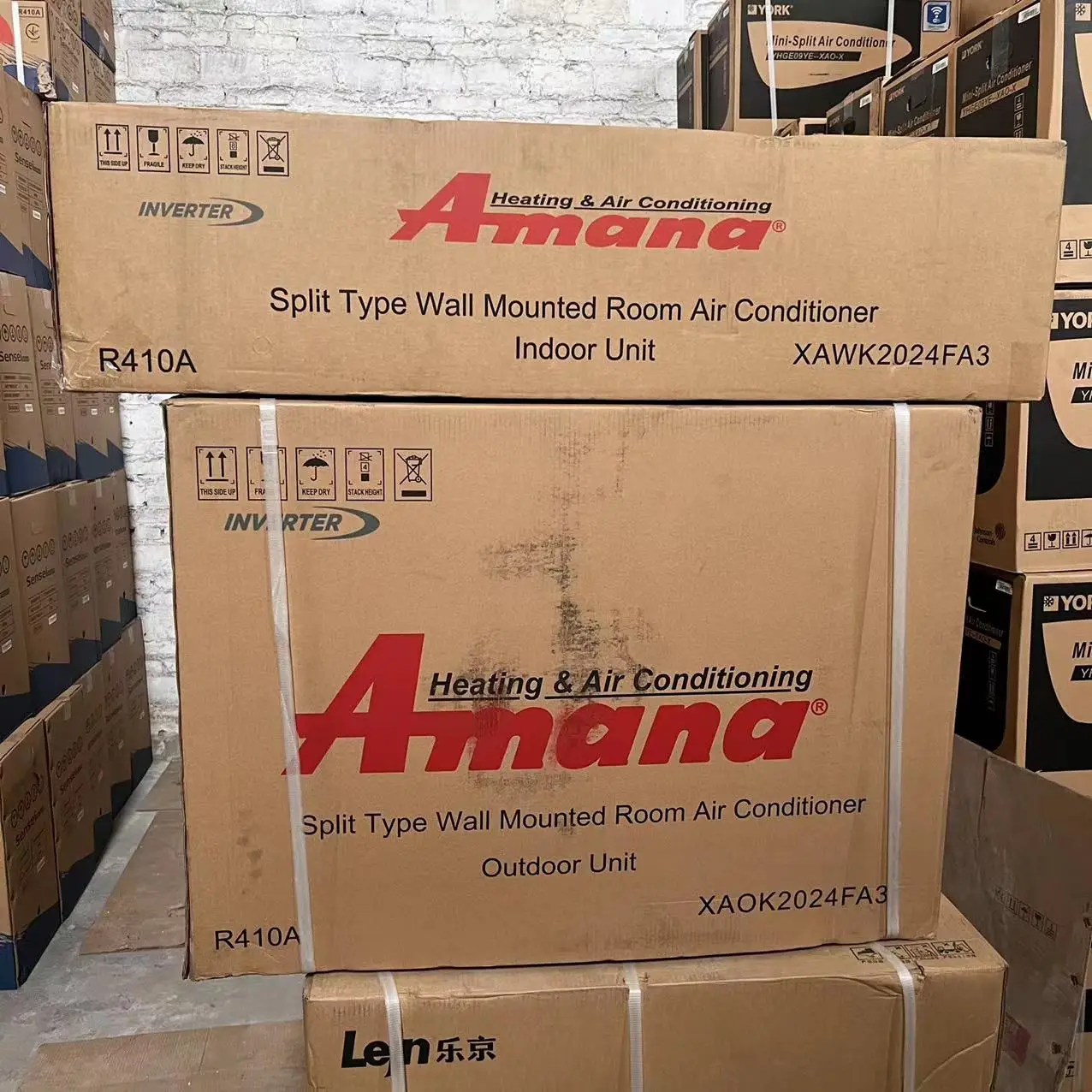 split wall DC INVERTER 36000btu cooling only air conditioner  220v 50/60hz USA brand  R410A  high efficiency cheap price