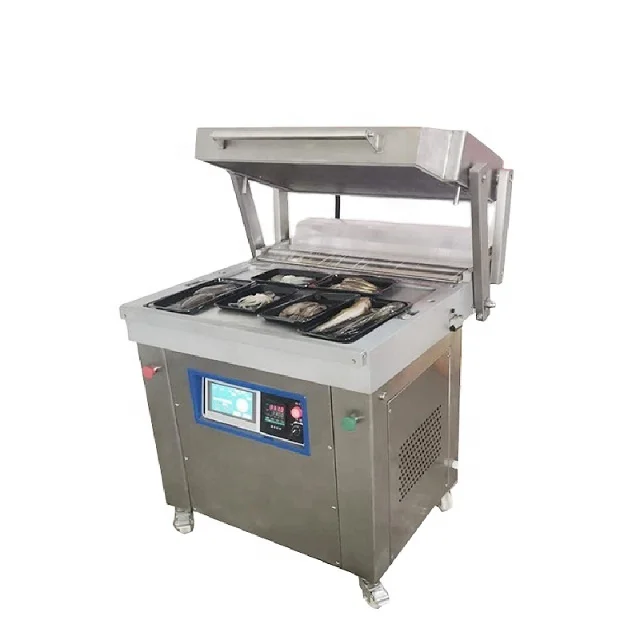 Meat Skin Vacuum Packaging Machine Vsp 1218 Fish Vacuum Skin Pack Machine Food Automatic Vacuum Packing Machine For Meat