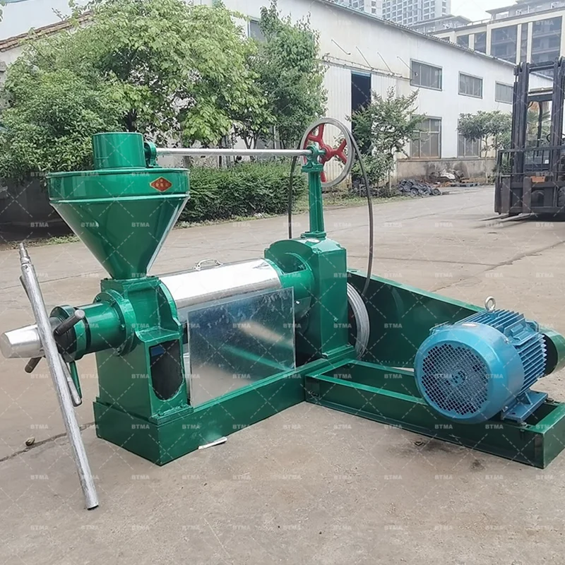 BTMA 6YL-80 cold press sunflower oil press expeller oil making machine for small oil business