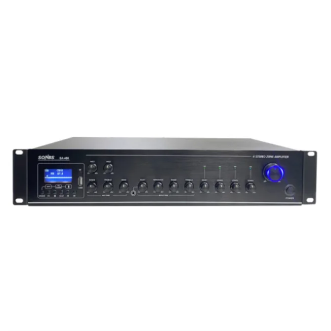 4 канала MP3/FM/USB/ Bluetooth Стерео усилители dj Усилитель
