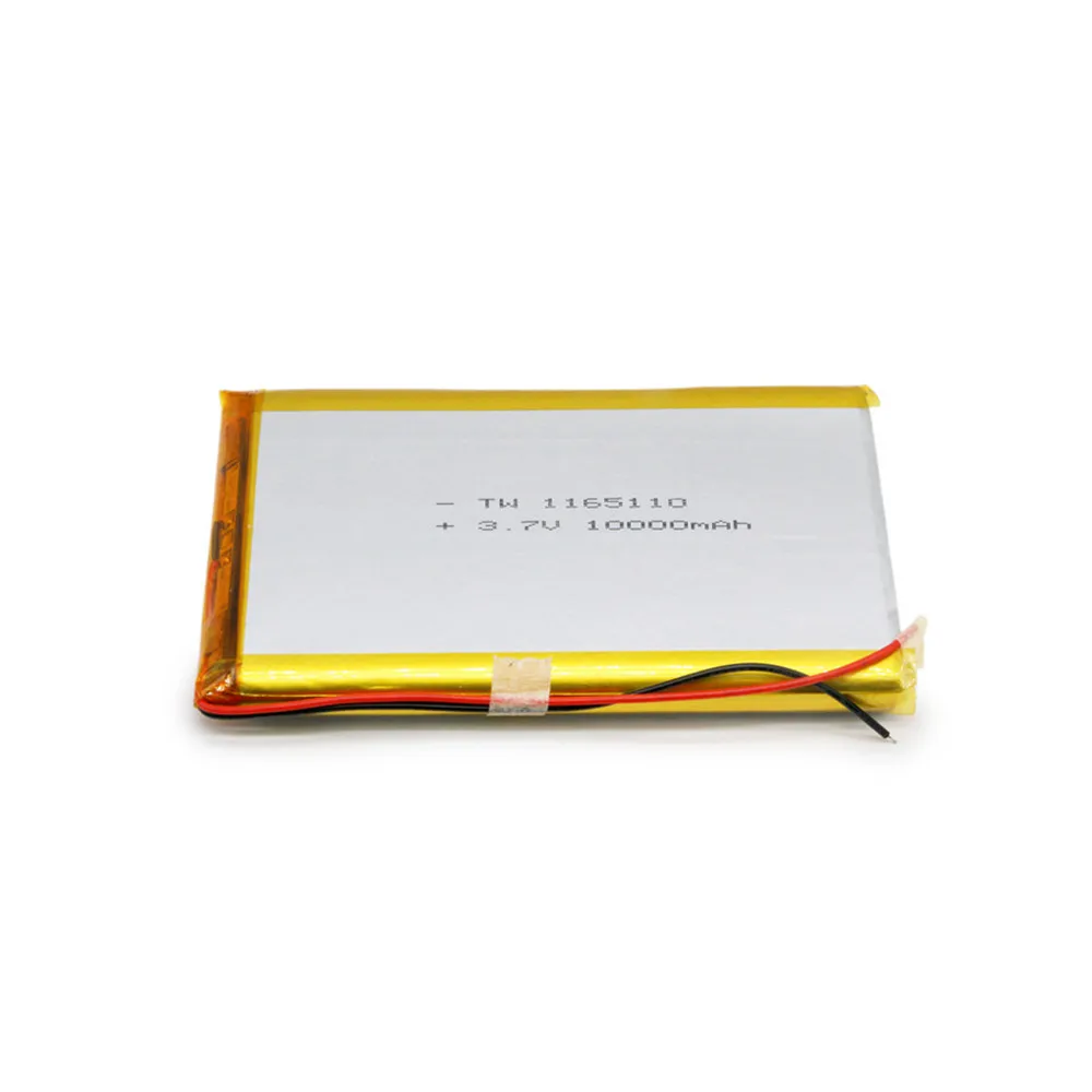 OEM ODM 10ah 1165110 lipo shenzhen 3 7 v полимерная батарея с печатной платой