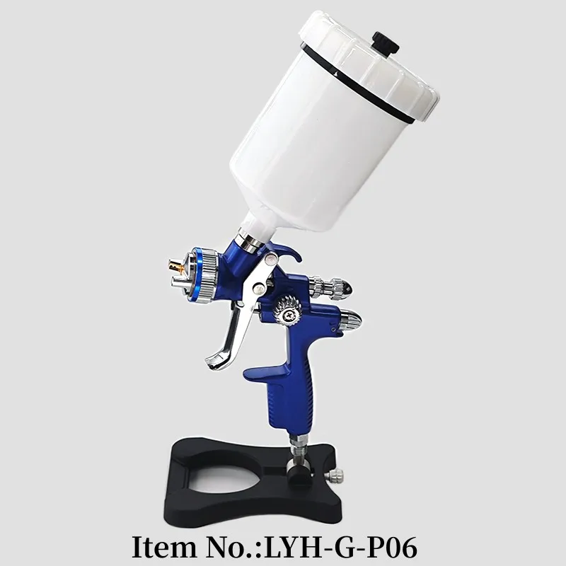 1.1MM ONE HEAD PAINTING SPRAY GUN No. LYH-G-P06 CHROME SPRAYER FOR METAL PLASTIC SURFACE TREATMENT