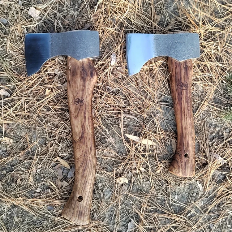 Portable Axe Garden Tools Professional Hatchet Hickory Wood Handle Chopping Firewood Axe Logging Forged