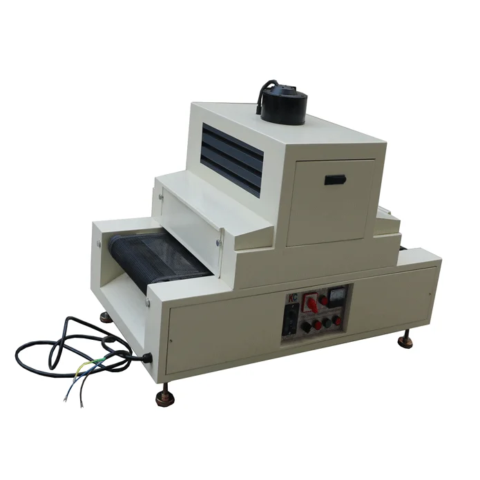 Portable Desktop UV Curing Machine Cheap Semi-Automatic UV Dryer Tunnel with New Motor Used Condition for Farm Industries