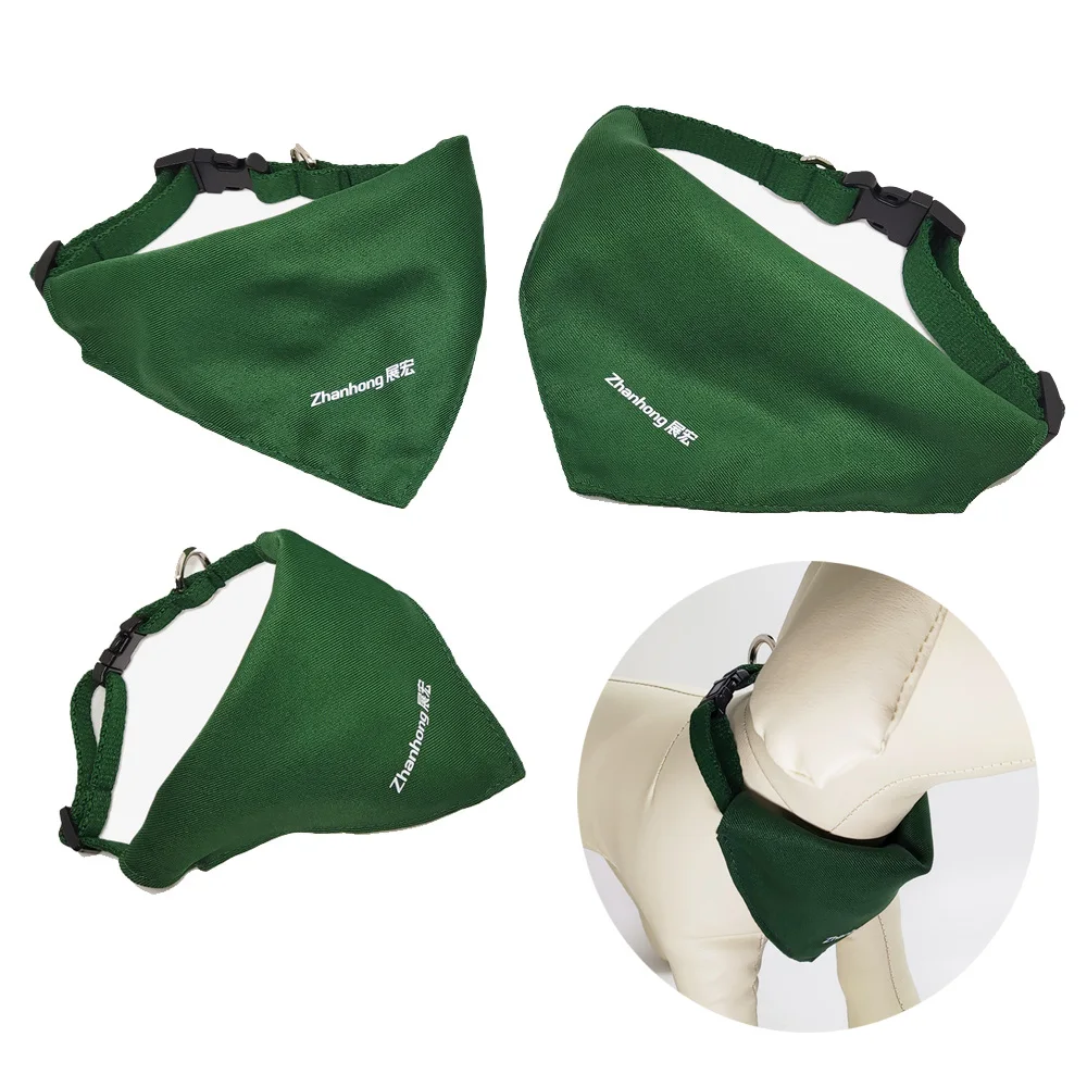 Custom Size Fashion Cooling Silk Screen Printing Sublimation Blank Triangle Pet Scarf Collar Dog Bandana With Logo