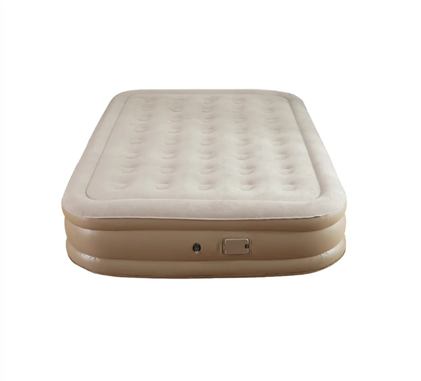 Automatic inflatable air mattress air bed with built-in lithium battery pump