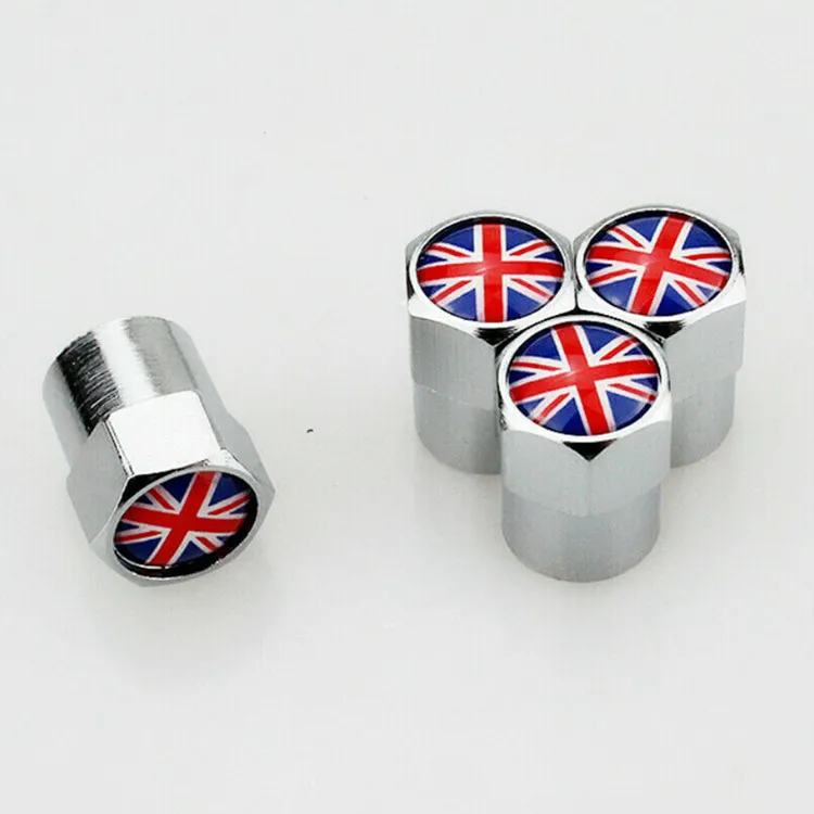 
Union Jack Tyre Valve Caps 