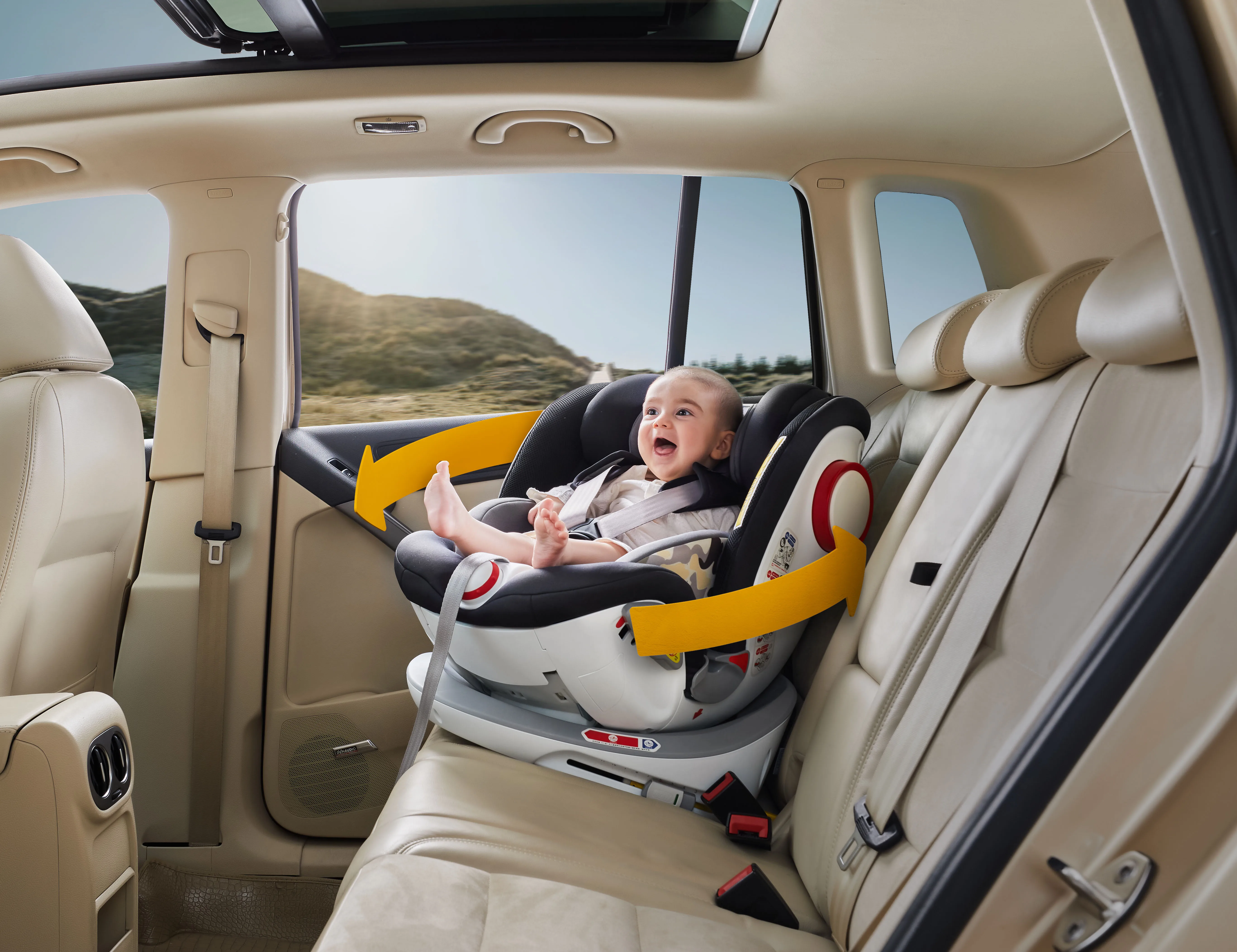 ISize M173a 40-125 см isofix & top tether ECE R129 хорошее дизайнерское безопасное сиденье, удобные высококачественные детские автомобильные сиденья