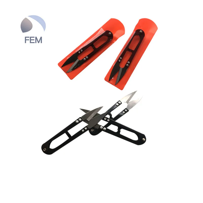 High quality cross stitch scissors U small scissors household thread cut high carbon yarn scissors