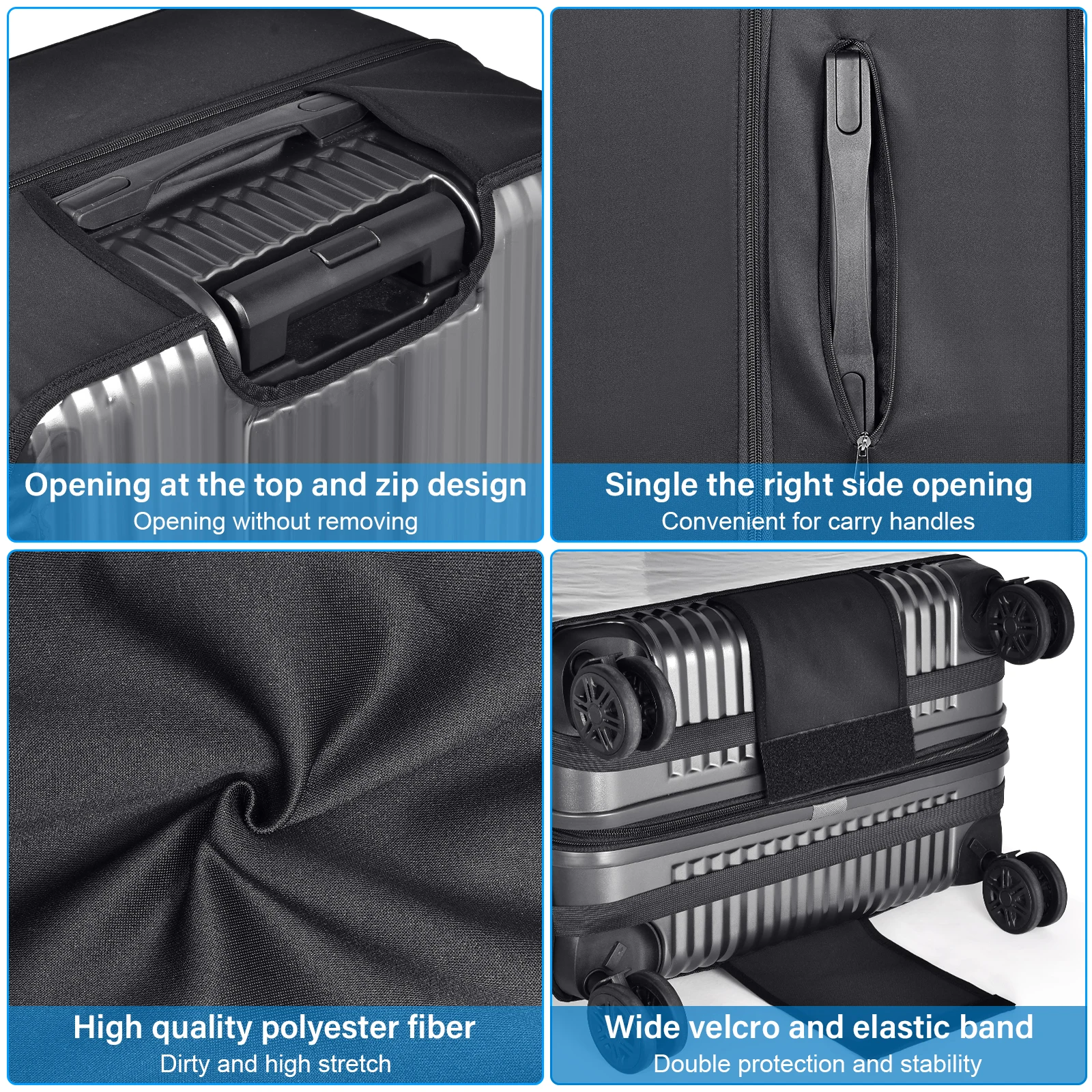 Custom Smoother and less effort Airport carry on suitcase for children Travel luggage Suitable for any road surfaces luggage