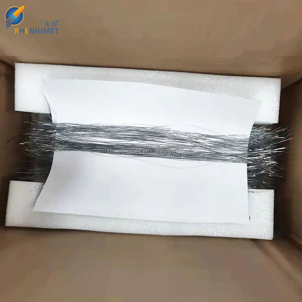 Manufacturer Supply 99.99% 0.04-0.1mm thick  Re foil/ tape high purity 4N rhenium sheet rhenium plate customized service