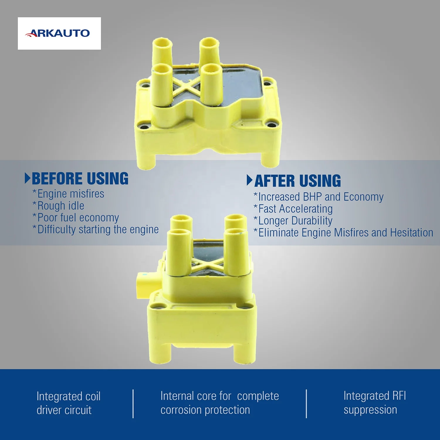 HIGH PERFORMANCE IGNITION COIL 4S7G12029AA 4S7G-12029-AA DG545 DG-545 UF-654 UF654 FOR FORD Mondeo B-Max C-Max Fusion 2.0 CD132