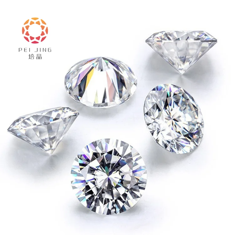 Wholesale Price Real IGI GIA Certified White Color DEF 0.5ct HPHT Loose Synthetic Diamonds CVD Lab Grown Diamonds Manufacturer