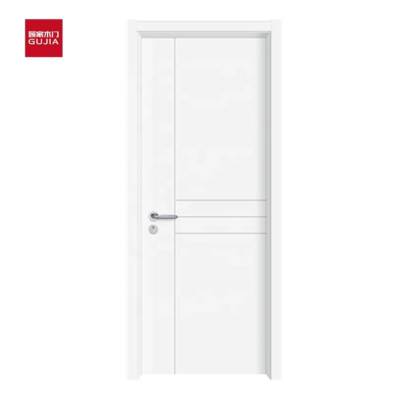 
Chinese Well-known GUJIA Door white pvc mdf door Design Sunmica 