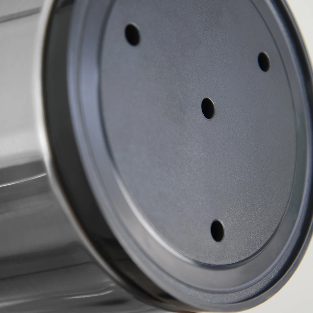 Factory OEM 8 Inch Silver Water Drain Easy Cleaning Chef Kitchen Knife Set Round Stainless Steel Universal Knife Block Holder