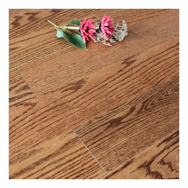 Asia style Red Oak Grade ABC Engineered hardwood flooring for villa decoration