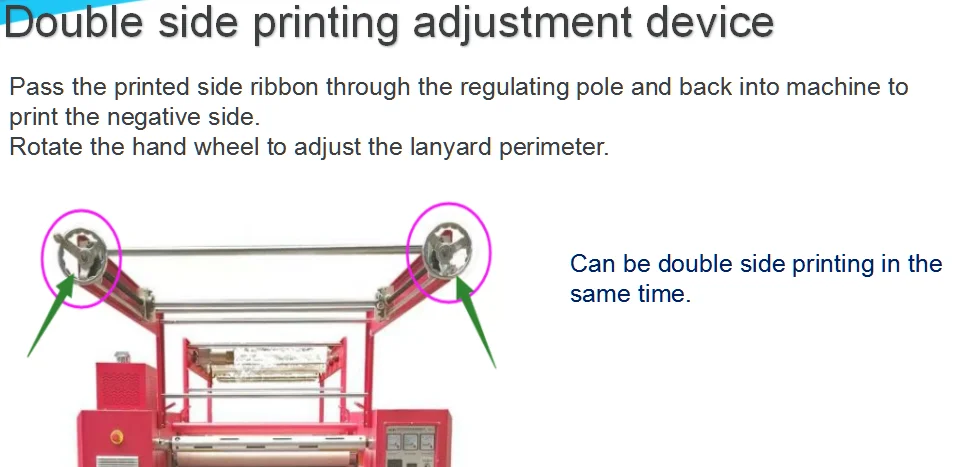 Mineral water bottle straps widely used ribbon sublimation heat press printing machine