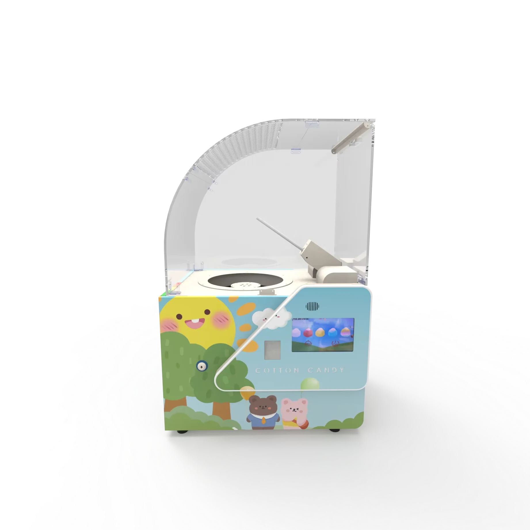 Sunzee New design MG-221 Self-service cotton candy machine vending machine vending machine for cotton candy