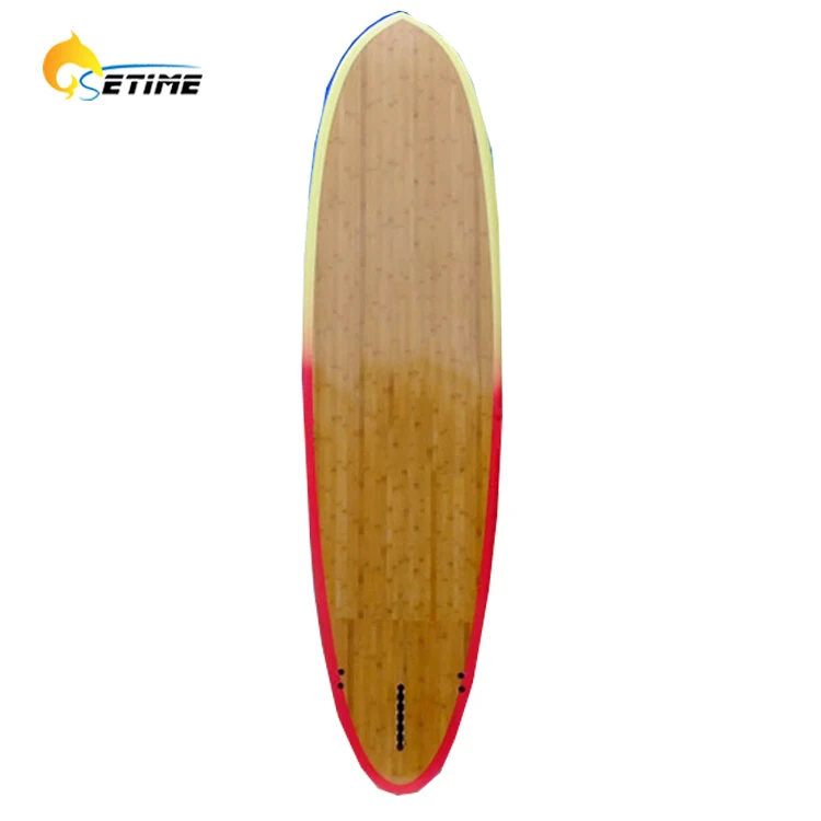 New Design Wooden Bamboo Longboard Epoxy Stand up Paddle Board for Surfing
