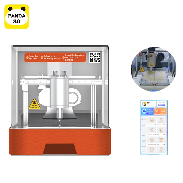 Panda AI 3D Sugar Painting Vending Machine buy It for Children
