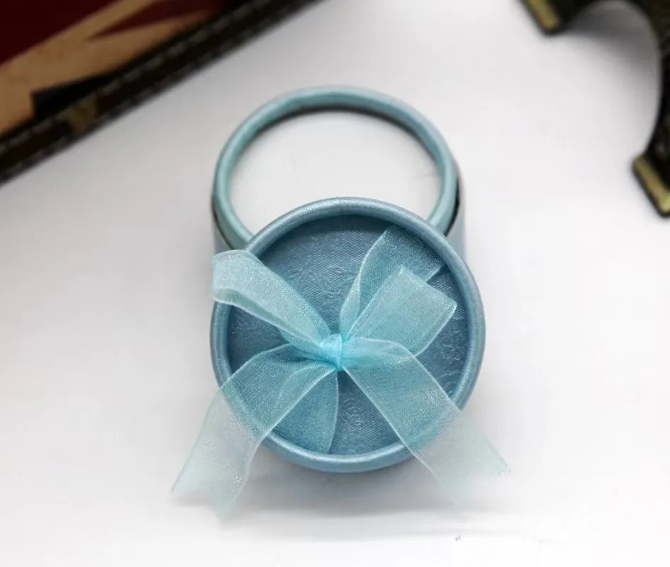 Hot sale Custom Round Ring Earring Gift Cardboard Packaging Jewelry Box