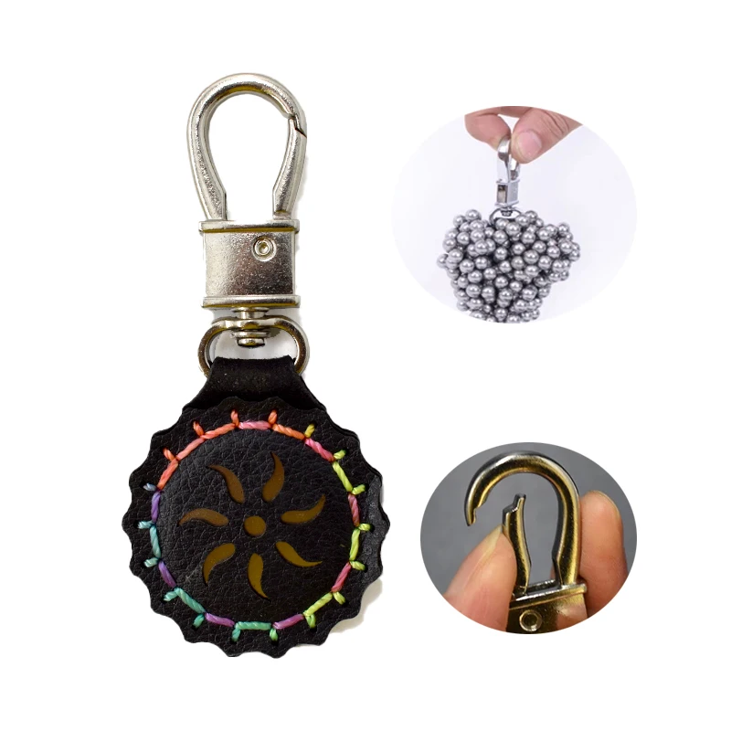 black strong magnetic accessories slingshot accessories embroidered sunflower accessories