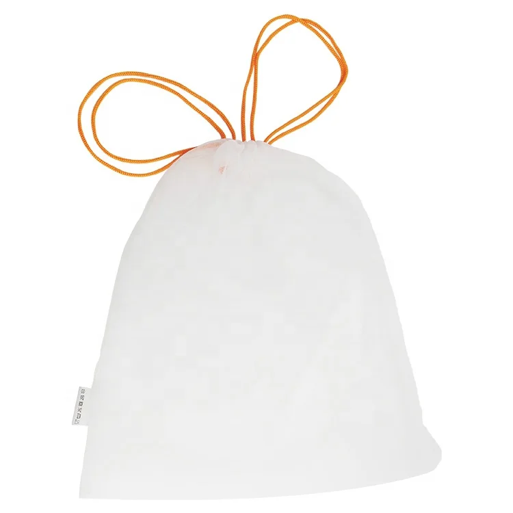 OEM/ODM Custom Logo Shopping Packaging Net Food Grade Mesh Bag For Fruit Vegetable Storage