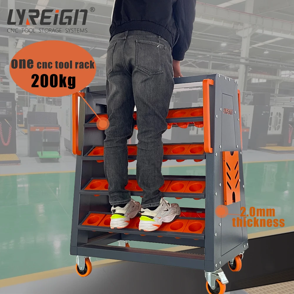 mechanic tool cart cnc tool holder cart hsk  bt30 cat50 cnc cart capto cnc tool rack