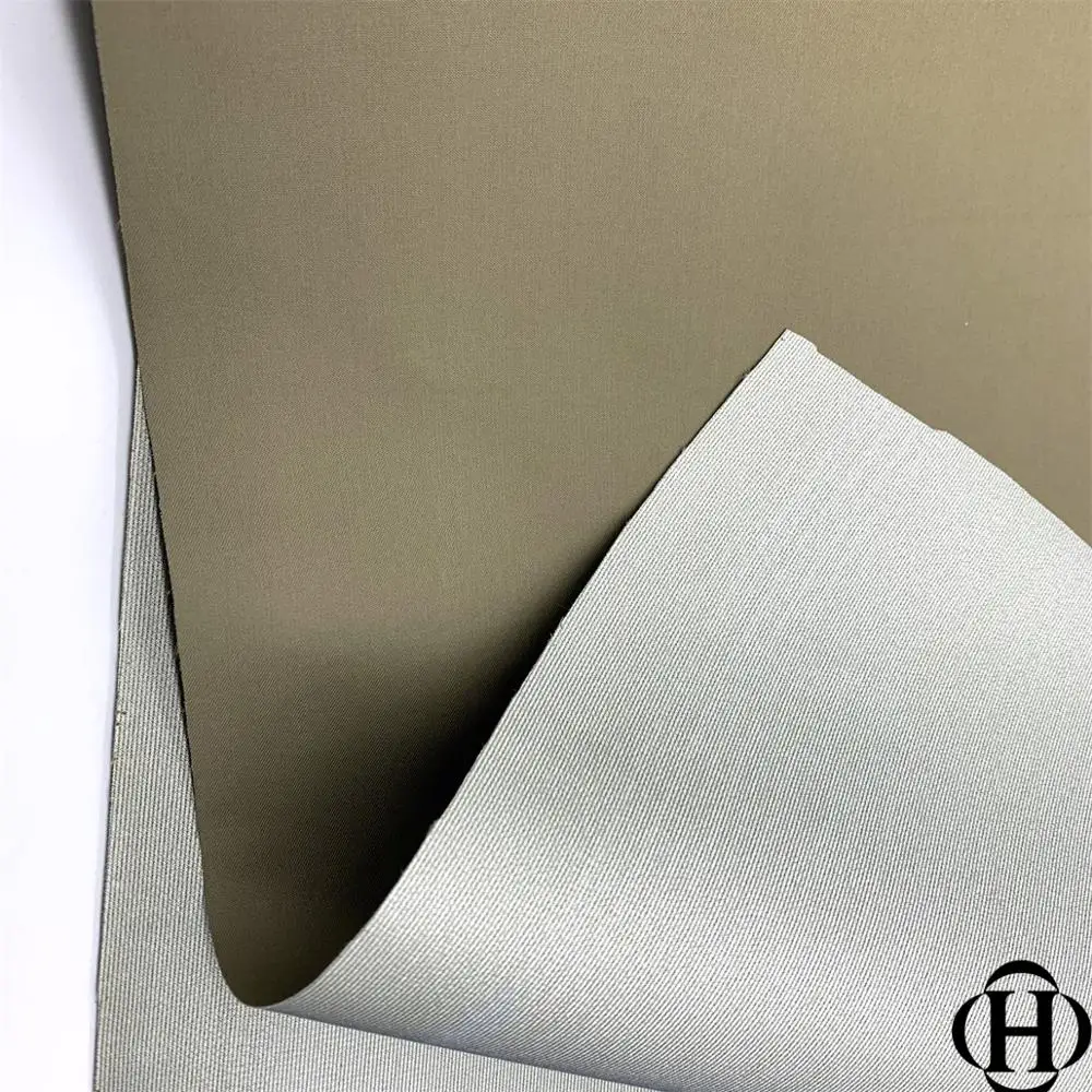 factory price is the cheapest polyester 75d*150d twill  fabric 3-layer anti abrasive waterproof  use for jacket garments