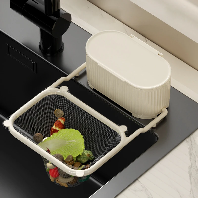 2024 Hot Sales Sink Drain Hole Trash Strainer Mesh Disposable Garbage Bag Bathroom Kitchen Waste Bin Filter