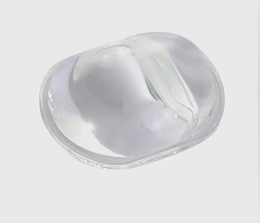 Small apple street lighting glass lens Length 85mm width 70mm COB optical lens