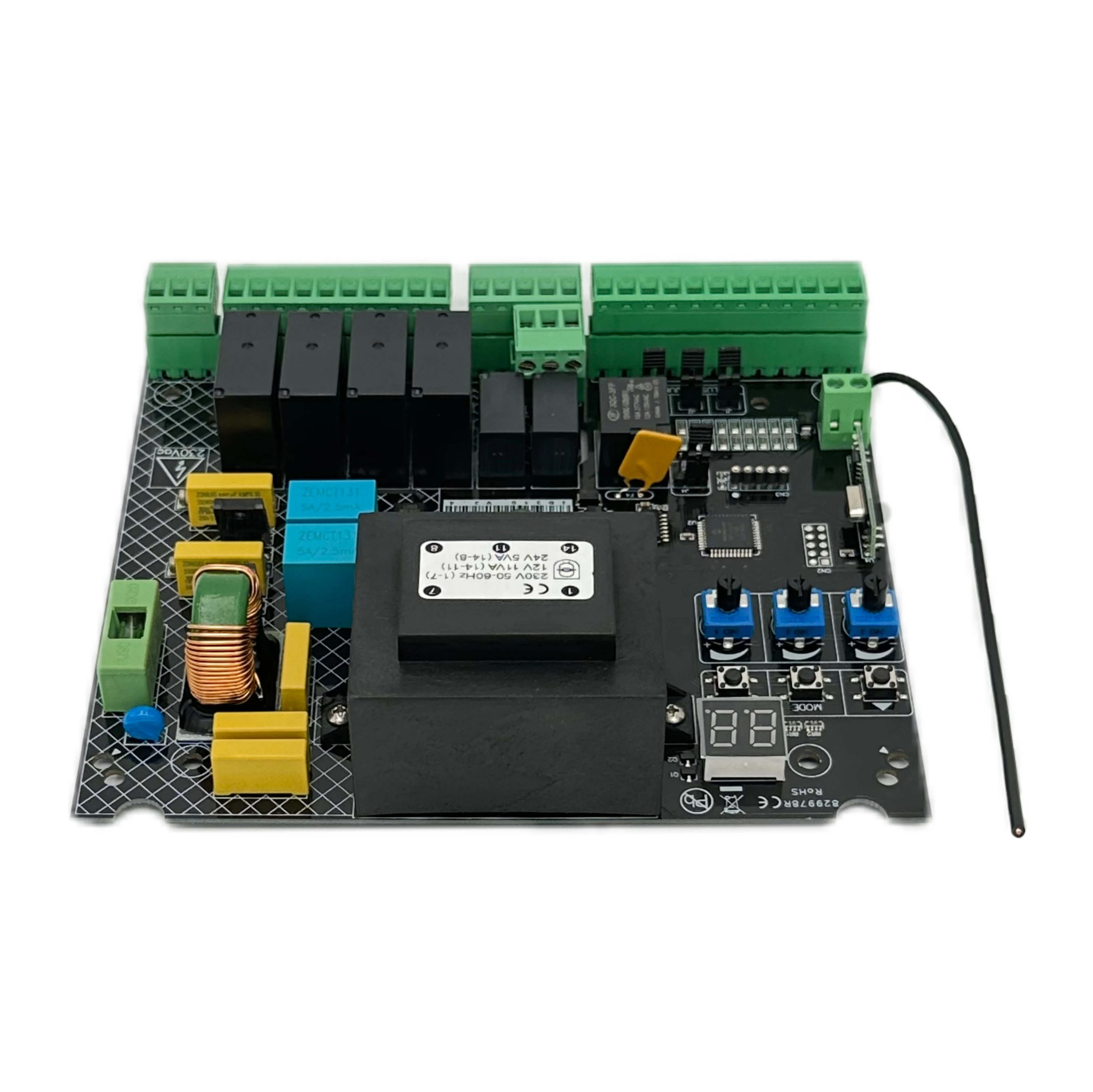ID310 Professional Swing Gate Control Board Ac 110v 230v 4 Limit Switches Universal Type Gate Opener Control Board