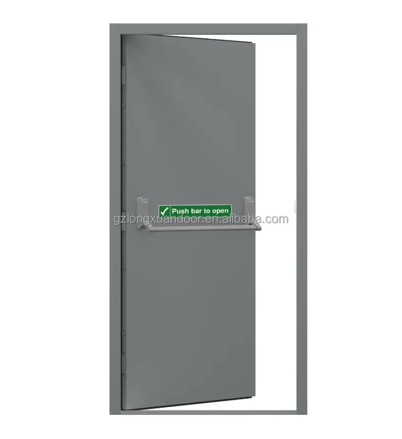 1 2 3 hour apartment fighting steel anti fire exit door  hotel rated stainless steel commercial resistant metal steel fire door