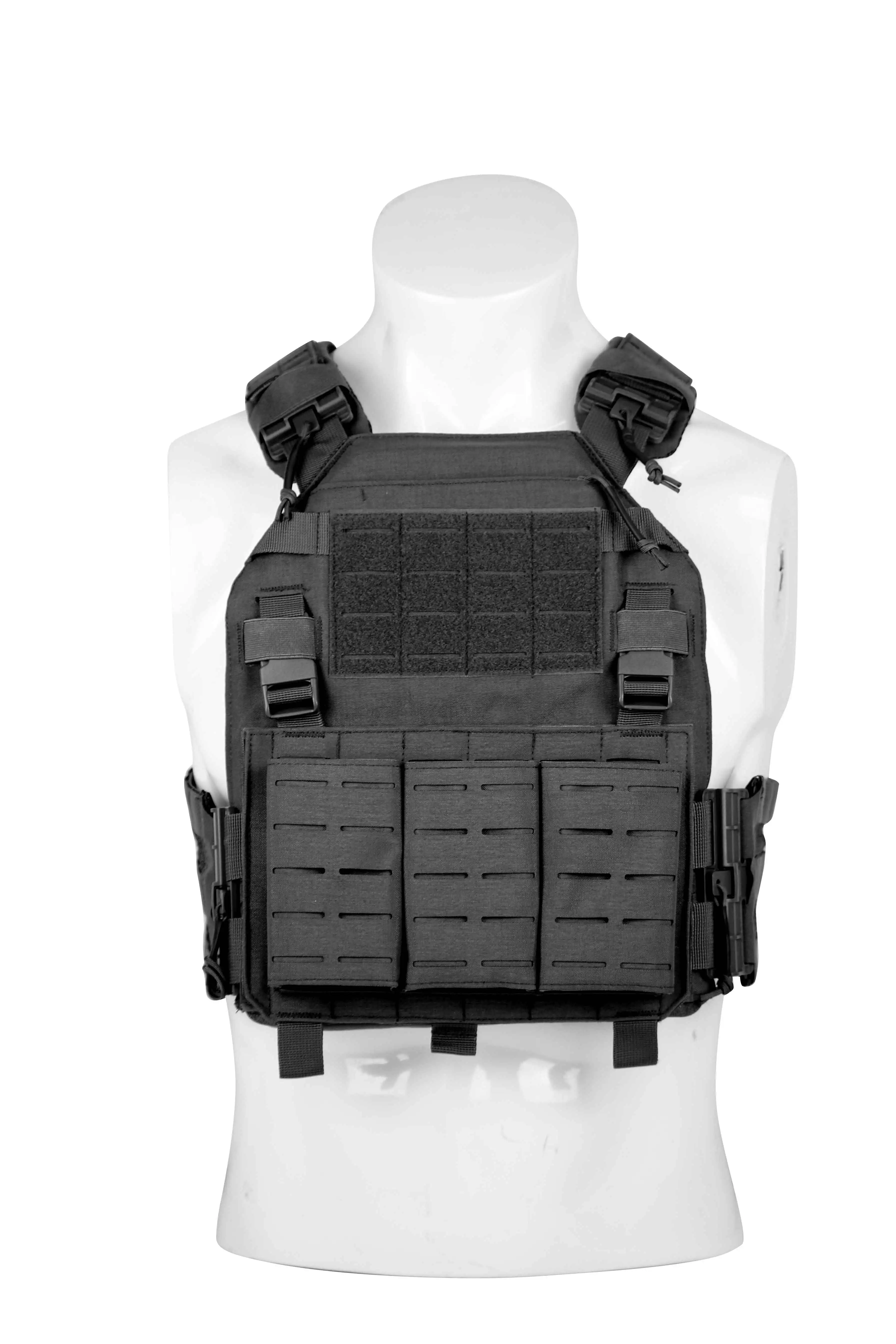 Tactical Vest Plate Carrier Security Fashion Vest Paintball Outdoor With Magazine Pouch Molle Webbing