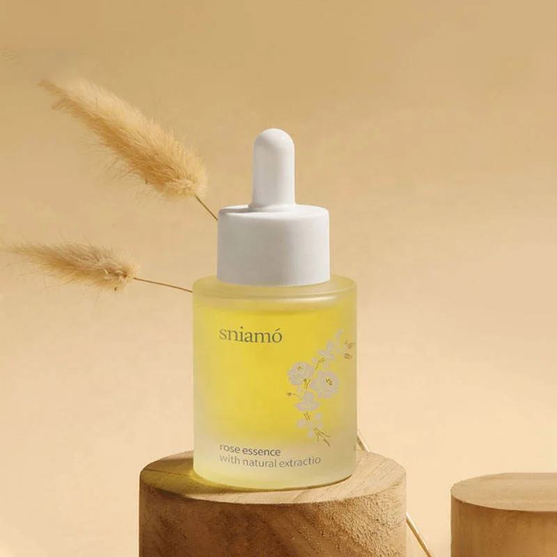 Ready to ship amber black glass dropper bottle serum container 30ml 40ml 50ml glass essential oil bottle