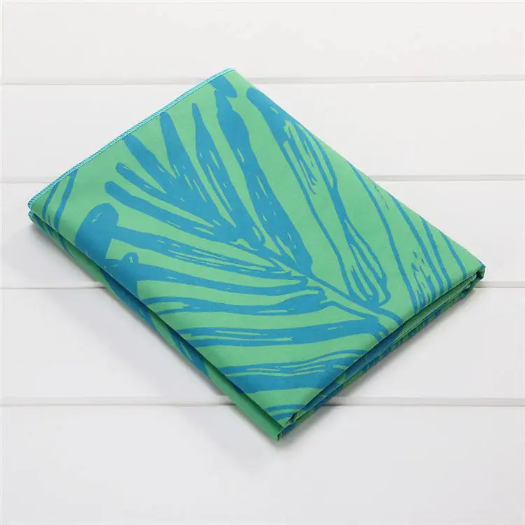 Hot Sale Bulk Beautiful Custom Printed Multi-Usage Swimming Large Beach Towel with Bag