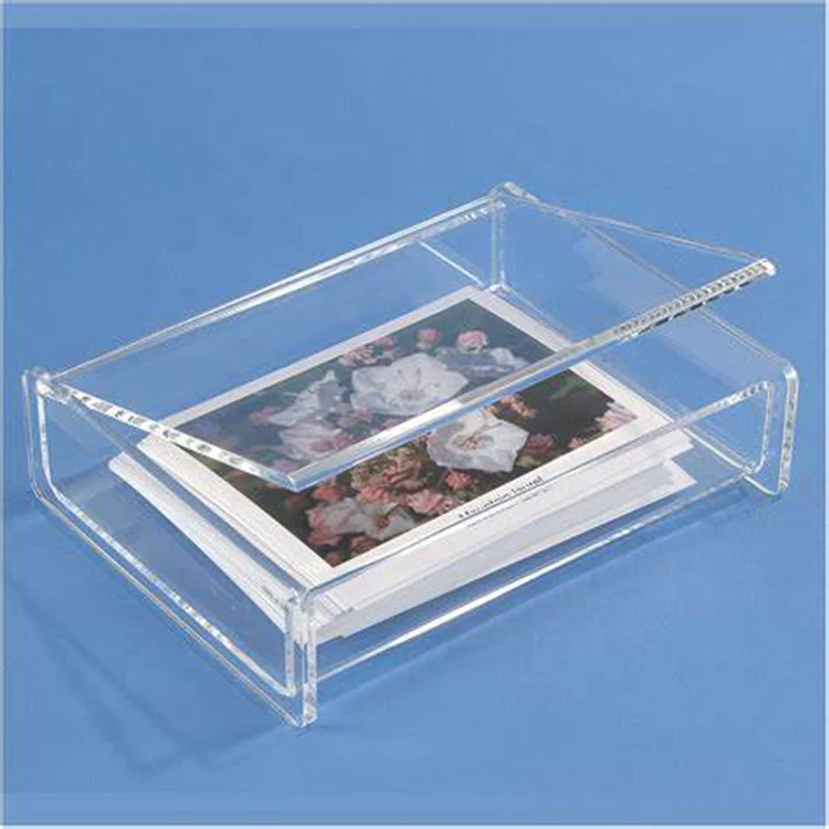 High quality Versatile and durable clear acrylic box with hinged lid