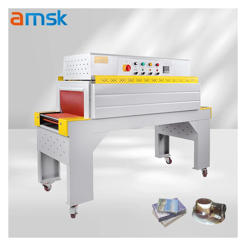 BS-9530 Large Size Automatic Heat Shrink Tunnel Machine Inner Circulation Plastic Film Wrapping for Food Pouch & Foil Packaging