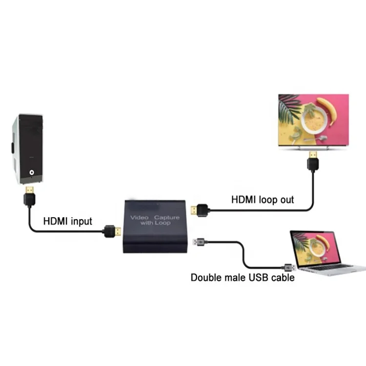  Видеорегистратор hd mi на USB 2 0 4K Карта видеозахвата для прямой