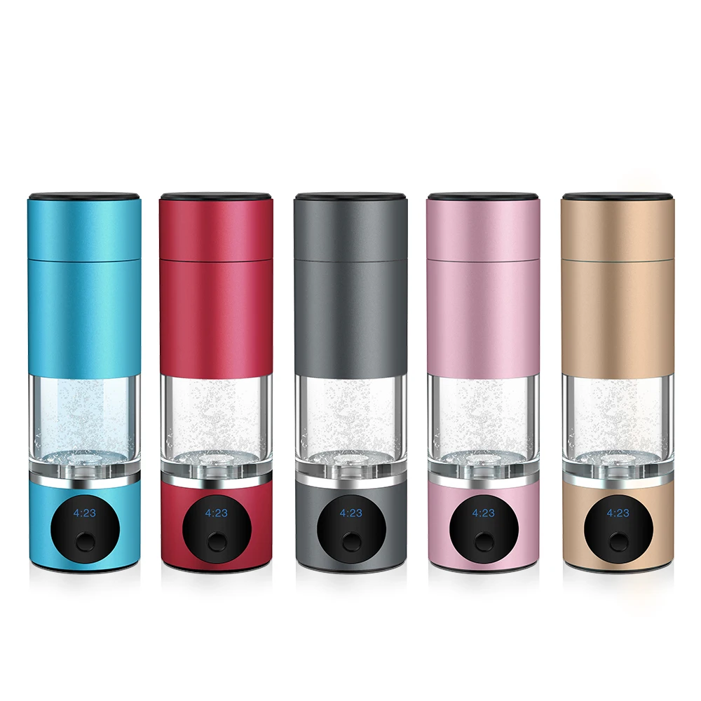 Suyzeko Portable 5000ppb Water Ionizer Hydrogen and Oxygen Separation New Technology SPE PEM Hydrogen Rich Water Bottle