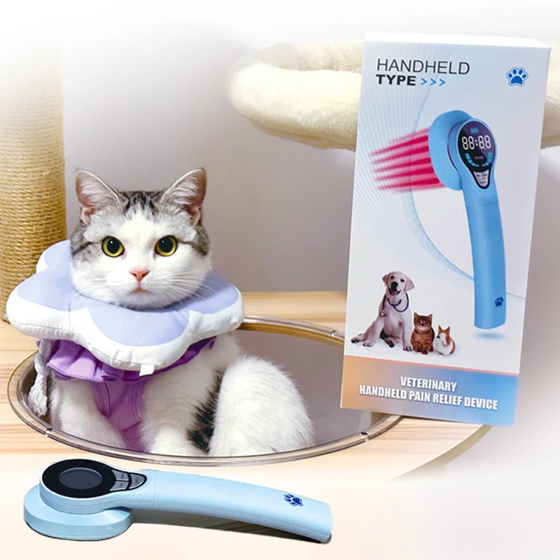 Устройство холодного лазера для человека/ветеринара со светодиодным дисплеем непосредственно нацелено на суставы и мышцы облегчения боли человека домашних животных