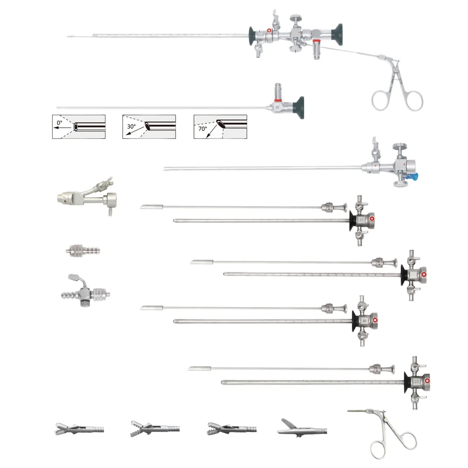Complete Set of Urethral Cystoscopy Surgical Instruments for Anorectal and Urology Surgery Equipments