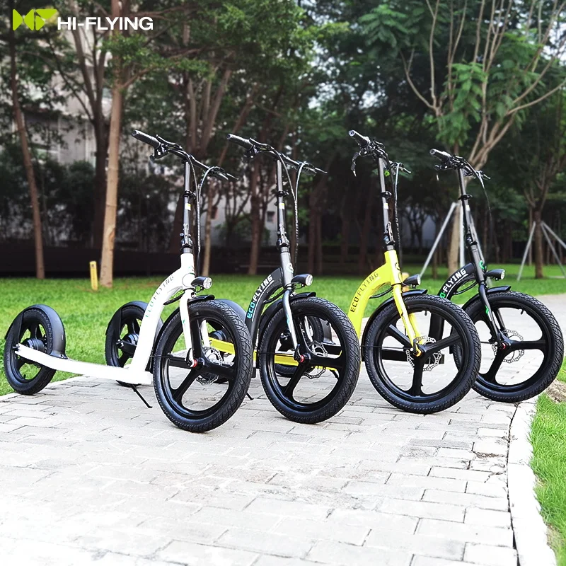 Wholesale China factory OEM ODM 350W 10Ah off road electric scooter big wheel folding e scooters