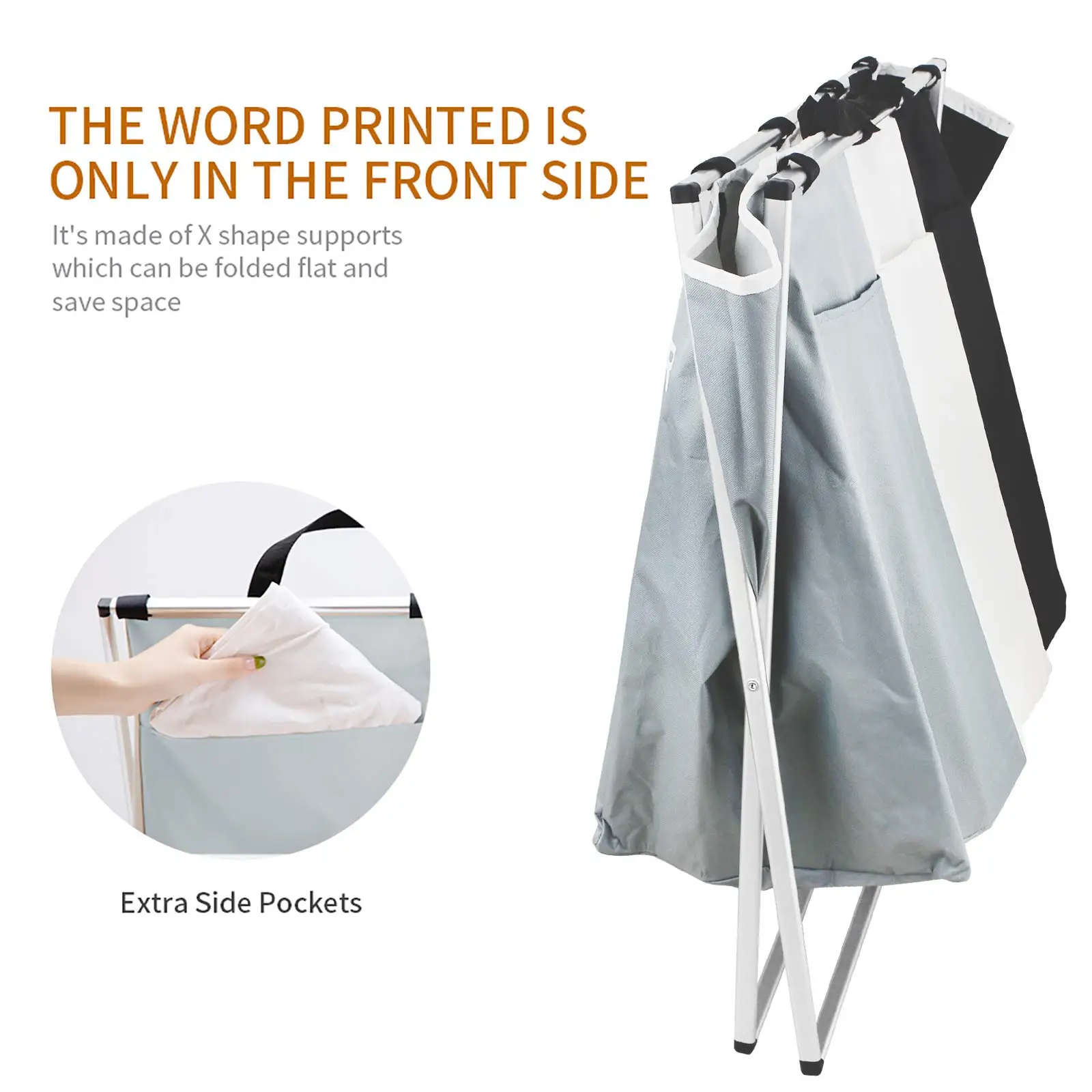 Foldable Laundry Basket Organizer For Dirty Clothes Large Capacity Laundry Hamper WaterProof Home Storage Bag Laundry Sorter